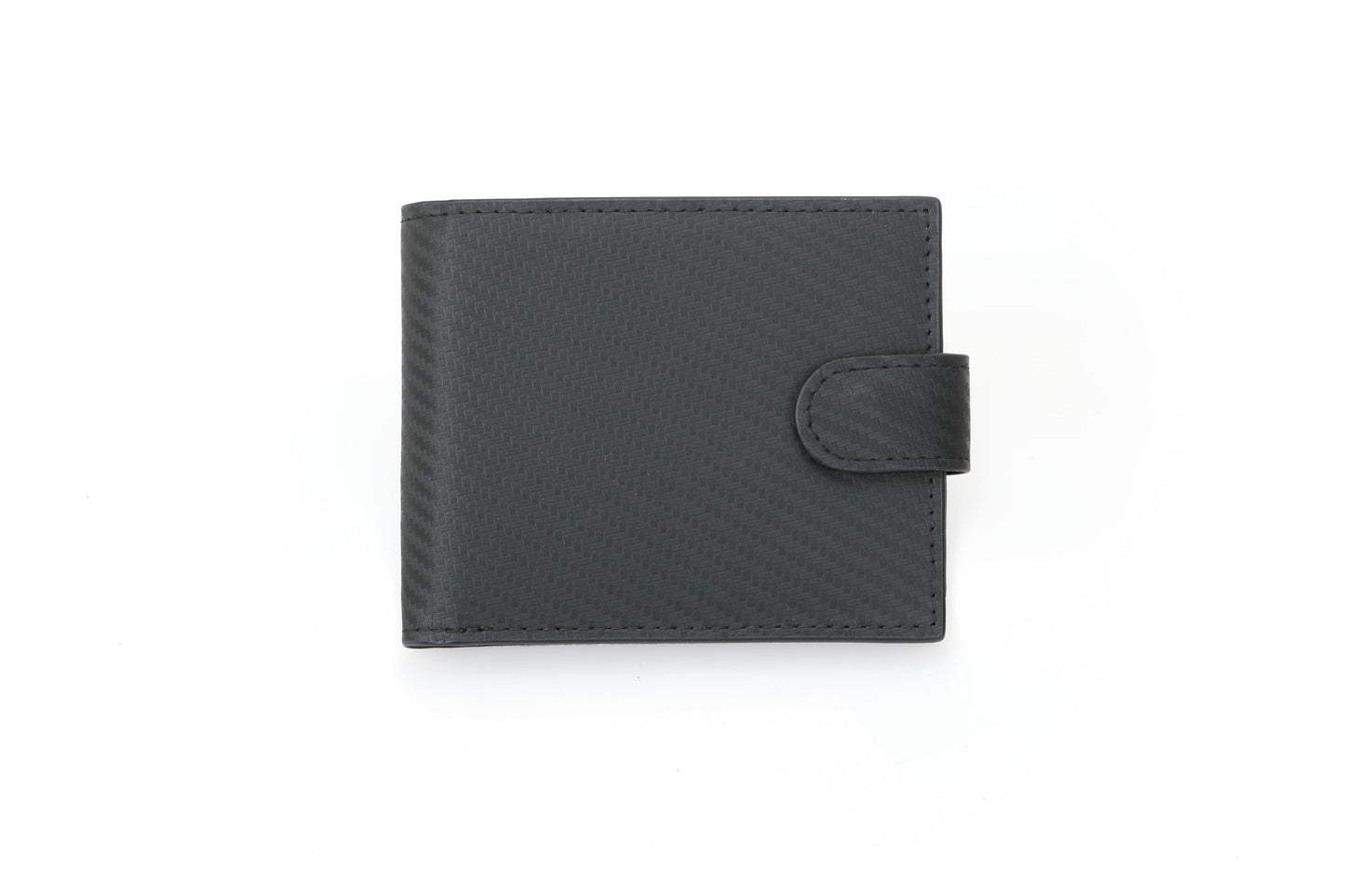 RFID Blocking Bifold Leather Wallet for Men - Black Genuine Leather