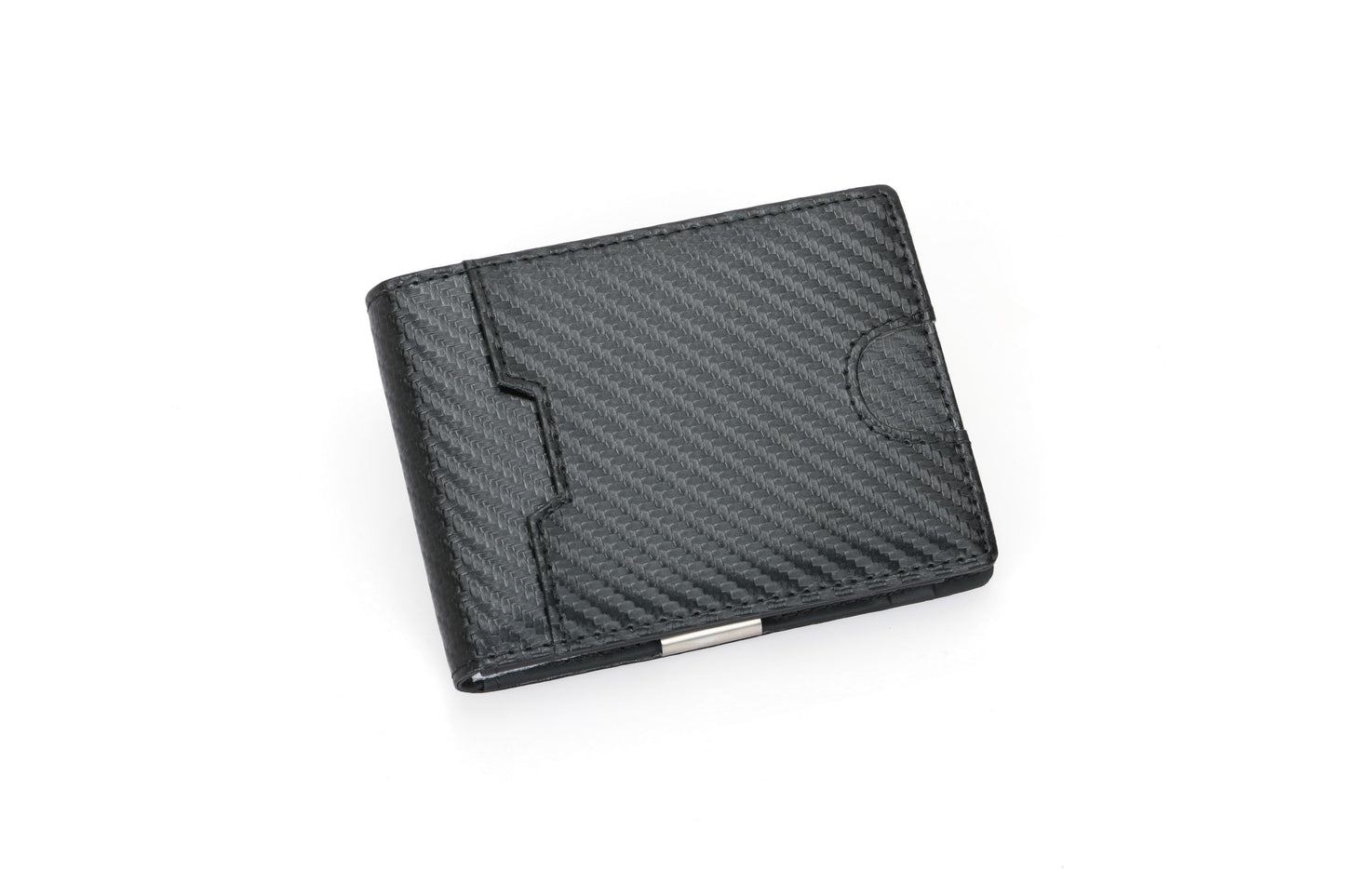 Men's RFID Multi-Functional Leather Wallet - Lightweight & Thin, Black