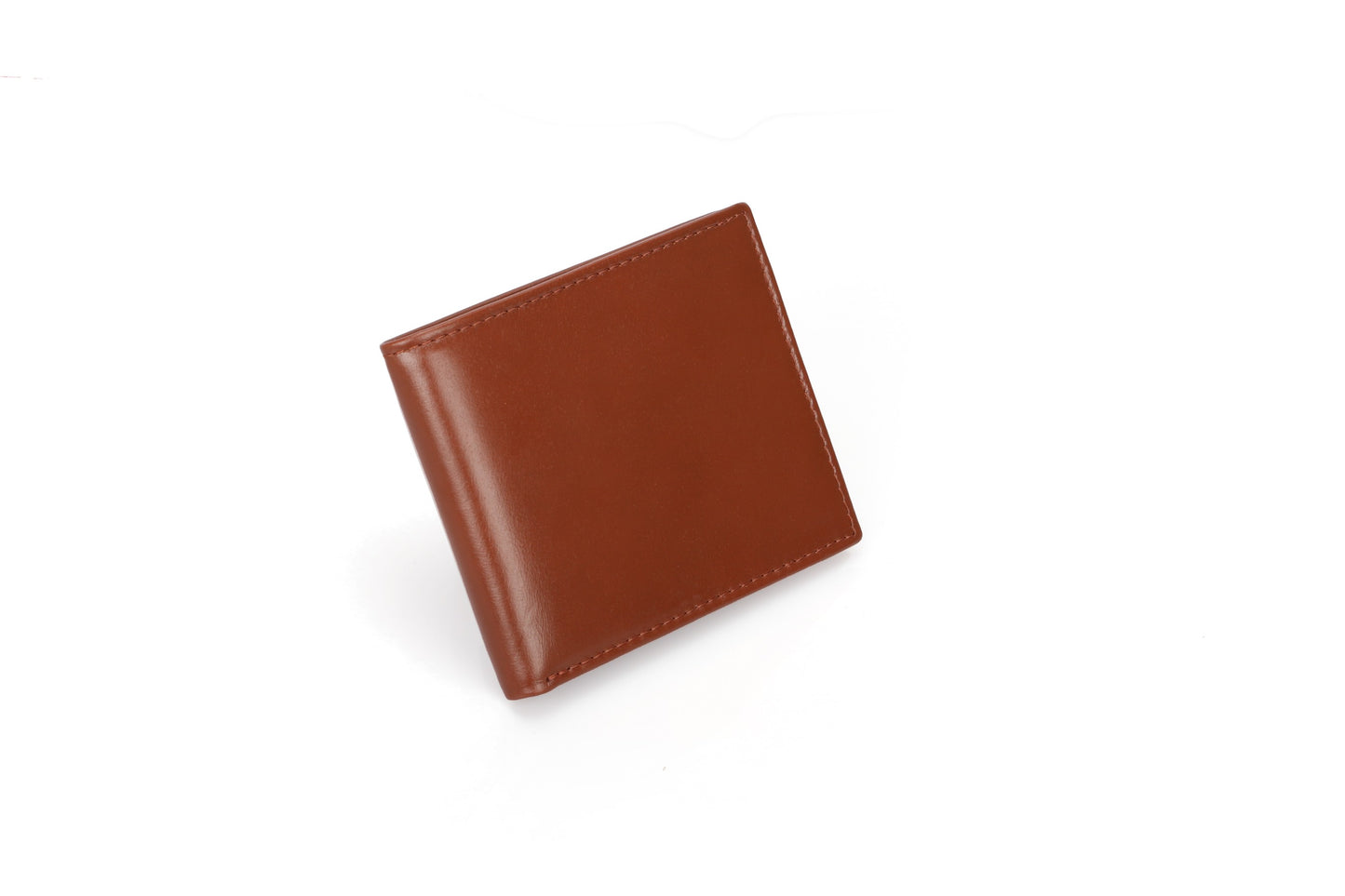 RFID-Blocking Bifold Wallet - Brown Oil Wax Leather