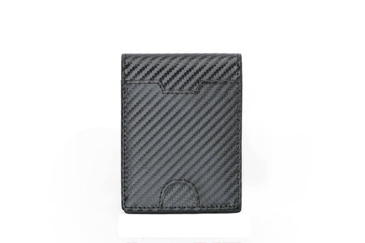 Men's RFID Multi-Functional Leather Wallet - Lightweight & Thin, Black