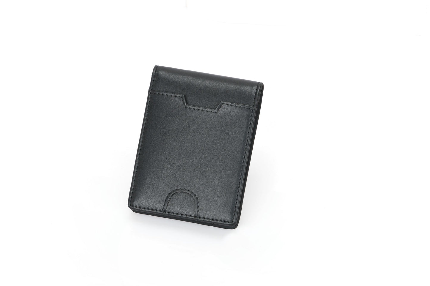 Men's RFID Multi-Functional Leather Wallet - Lightweight & Thin, Black