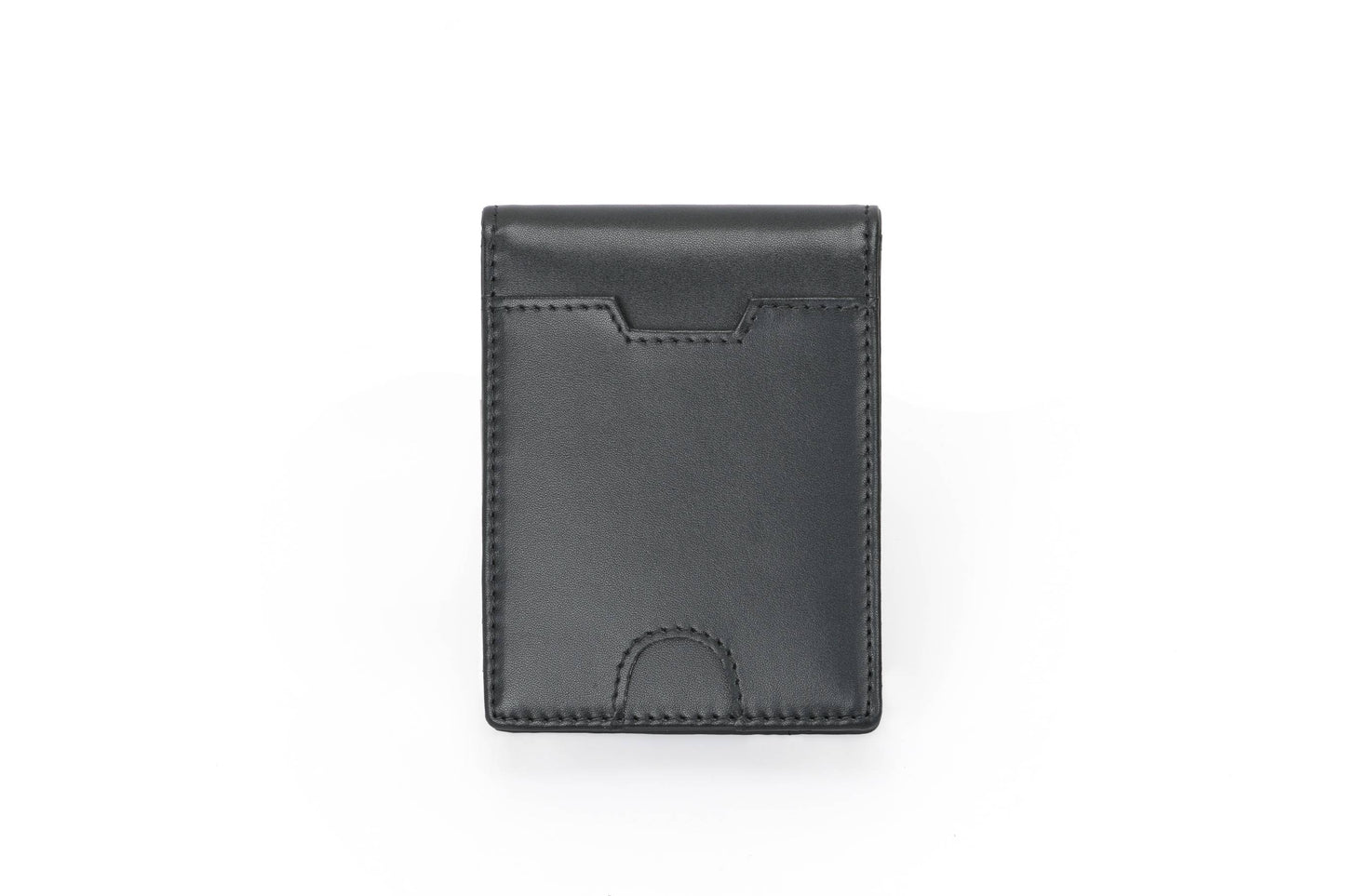 Men's RFID Multi-Functional Leather Wallet - Lightweight & Thin, Black